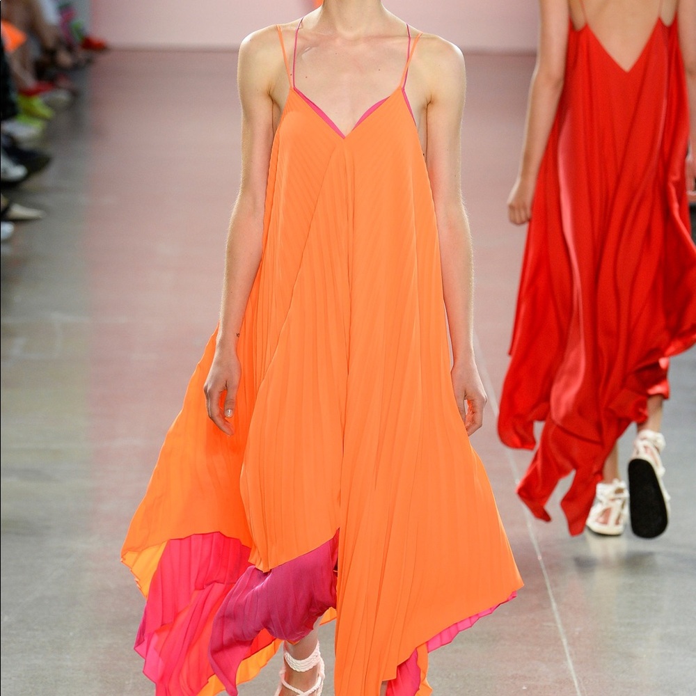 Milly pleated tank top